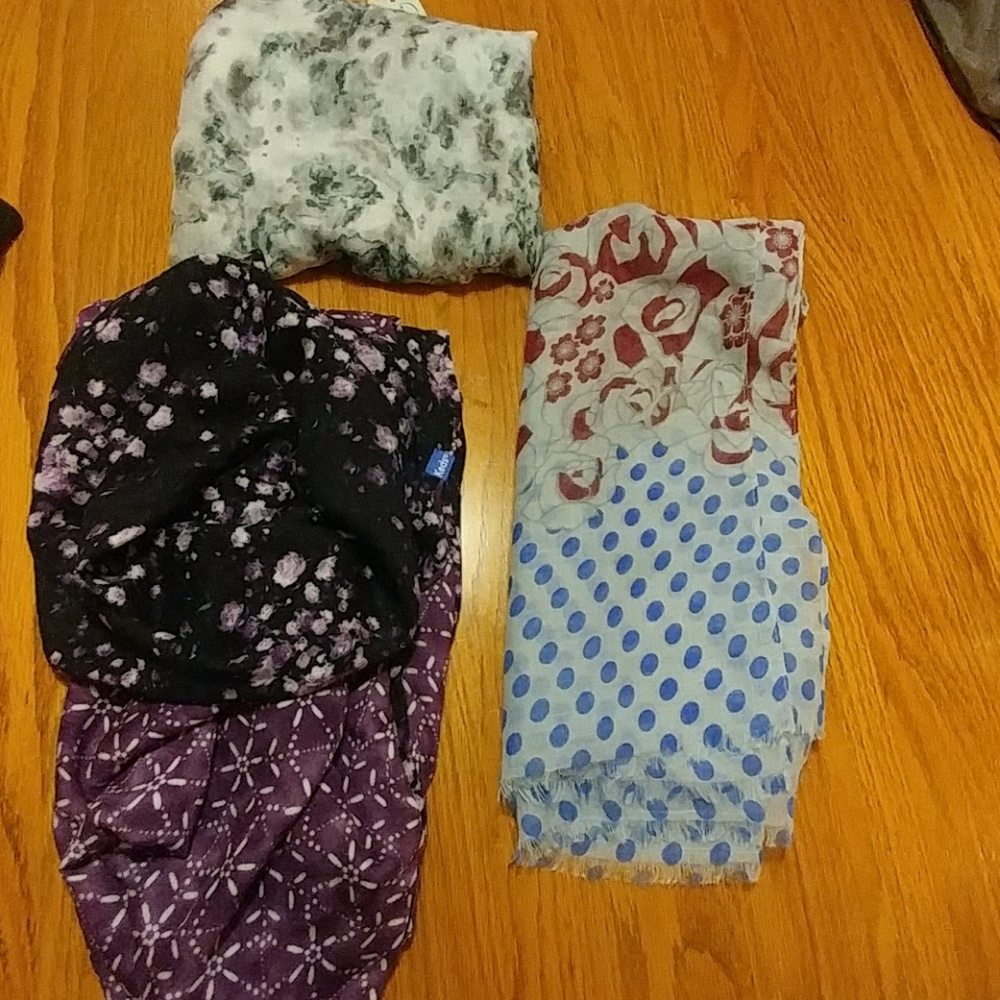 Set of 3 New Scarves